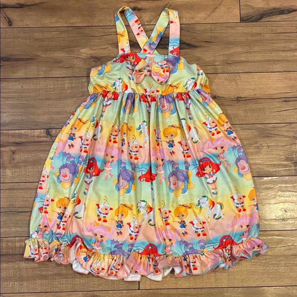 Kid's Rainbow Brite Character Sundress with Bow
